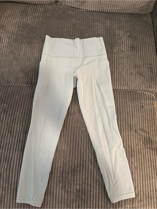 Athleta Pants - Athleta Pale Blue Salutation Stassi 7/8 Leggings